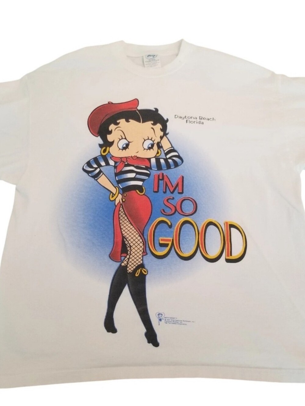 Betty Boop Vintage T Shirt Womens XXL